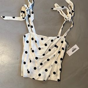 Reformation tie shoulder cami